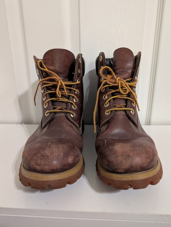 Timberland Mens Boots Ankle Size 11 Brown Chukka Waterproof Leather Shoes main image 8